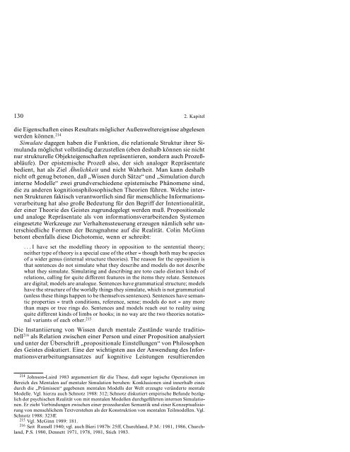 Metzinger · Subjekt und Selbstmodell - Cogprints