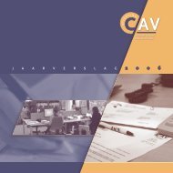 Jaarverslag 2006 - Stichting CAV