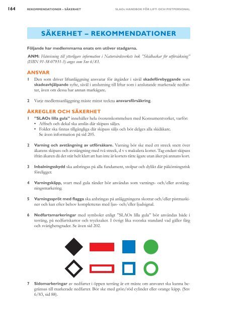 SÄKERHET – REKOMMENDATIONER - Slao