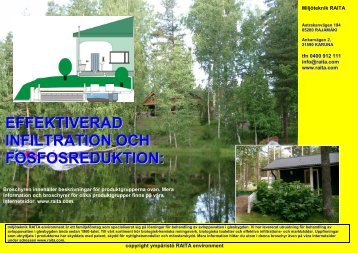 Brochyr av effektiverad infiltration - Raita Environment