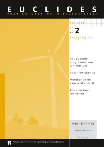 Euclides - Nederlandse Vereniging van Wiskundeleraren