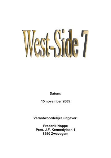West-Side 07 - West-Vlaanderen - VTTL