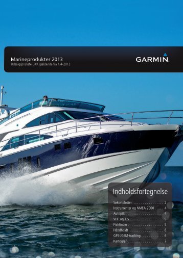 Indholdsfortegnelse - Garmin Danmark A/S