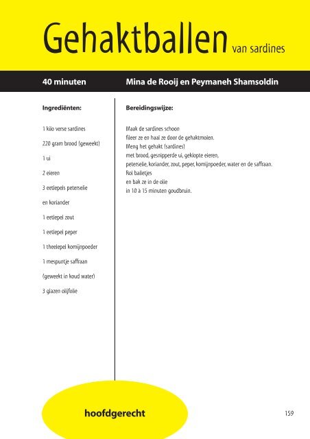 kookboek - Inloophuis De Ruimte