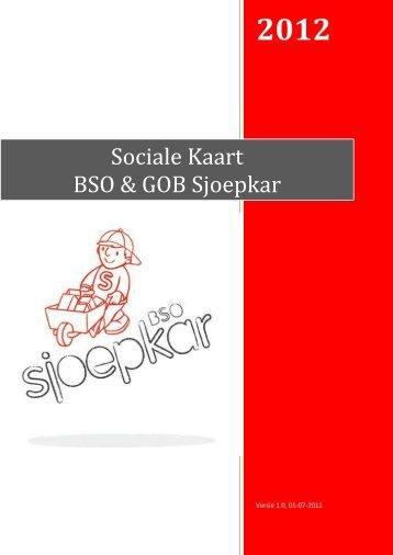 Sociale Kaart BSO & GOB Sjoepkar