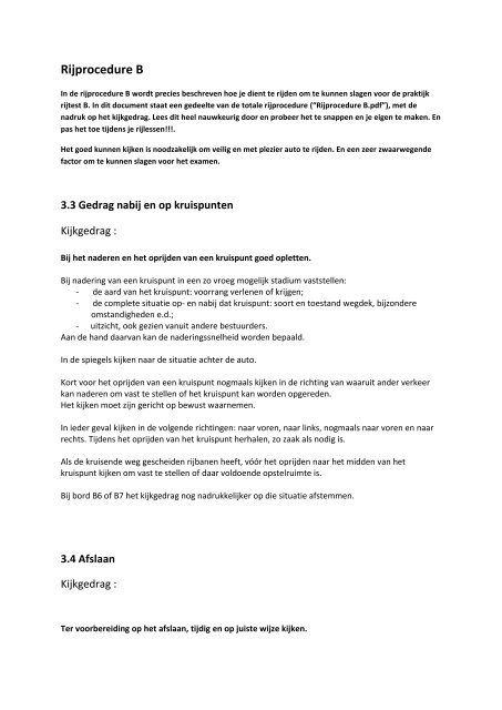 Rijprocedure B kijkgedrag.pdf - Xs4all