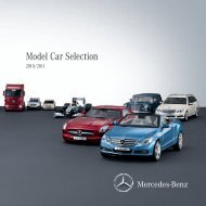 Model Car Selection 2010/2011 - Mercedes-Benz