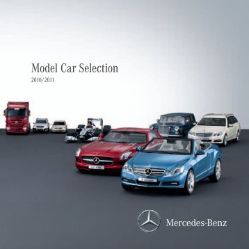 Model Car Selection 2010/2011 - Mercedes-Benz