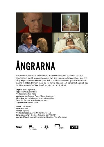 Ångrarna - Presskit (SWEDISH) - ATMO independent film