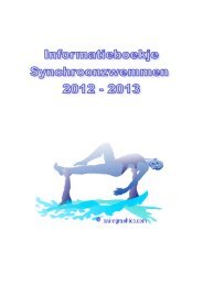 Informatieboekje Synchroonzwemmen 2012-2013 pdf. - GZC Donk