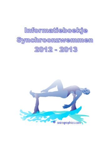 Informatieboekje Synchroonzwemmen 2012-2013 pdf. - GZC Donk