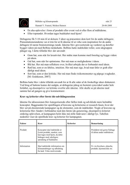 final report - Danmarks Tekniske Universitet