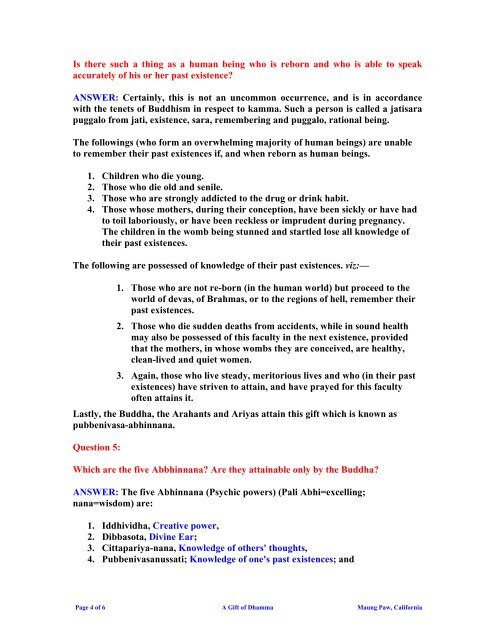 Five Questions on Kamma.pdf