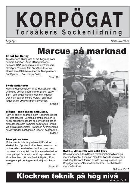 Marcus på marknad - Korpögat