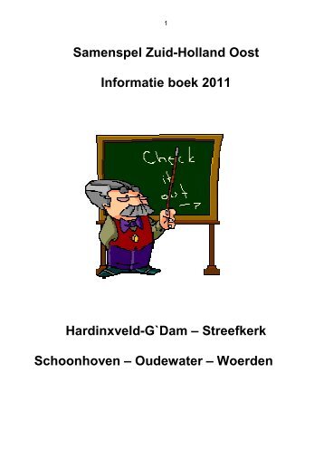 Samenspel Zuid-Holland Oost Informatie boek 2011 Hardinxveld-G ...