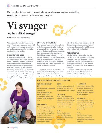 Artikkel om sang - Fava.no