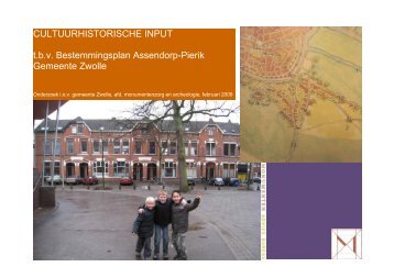 2.1 Cultuurhistorische analyse Assendorp - Gemeente Zwolle