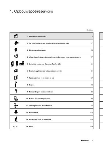 01 Opbouwspoelreservoirs onderdelen (10 blz.) - Geberit