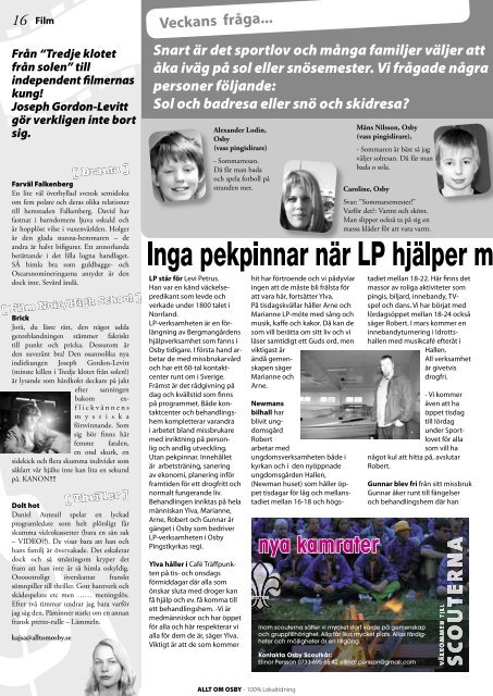 Allt om Osby - 100% lokaltidning