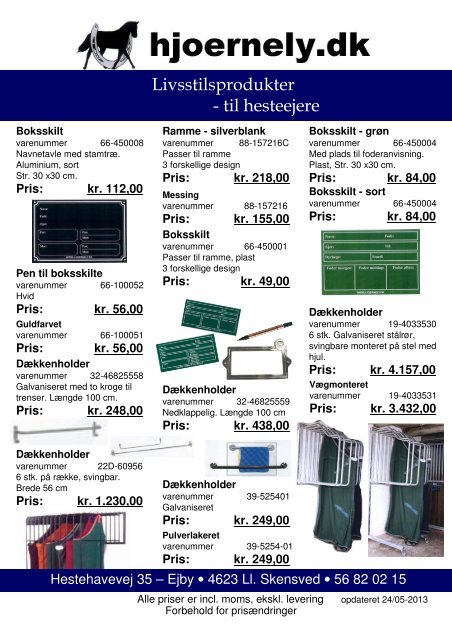 Pris - Hjoernely.dk
