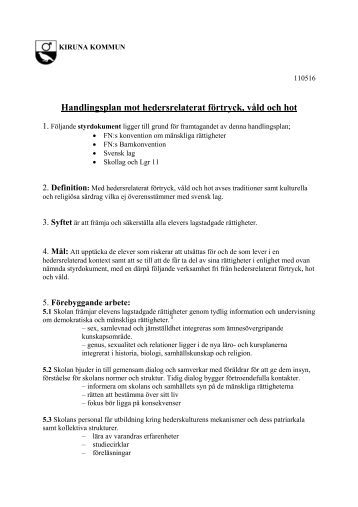 hot och våld hot och våld