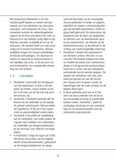 Netwerken met vrije actoren (PDF) - Transitiepraktijk