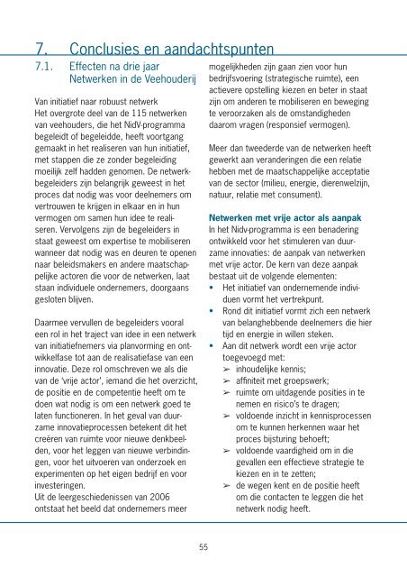 Netwerken met vrije actoren (PDF) - Transitiepraktijk