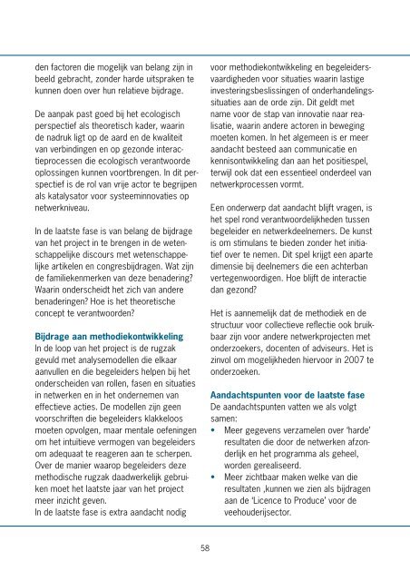 Netwerken met vrije actoren (PDF) - Transitiepraktijk