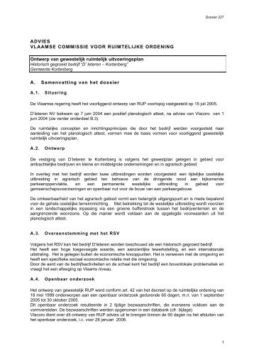 227 advies RUP D'Ieteren Kortenberg dd 24-1-06.pdf - Vlacoro