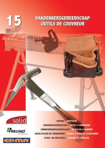 15 DAKDEKKERSGEREEDSCHAP OUTILS DE COUVREUR