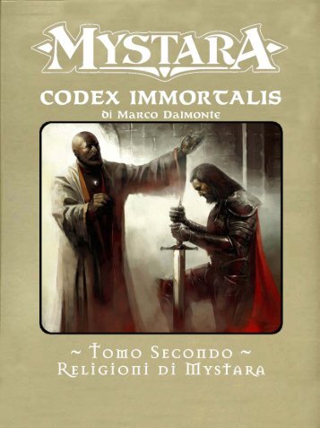 Codex Immortalis - Italiana di Gdr creata da Marco Dalmonte