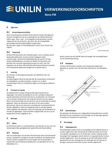 Verwerkingsvoorschrift Reno PIR