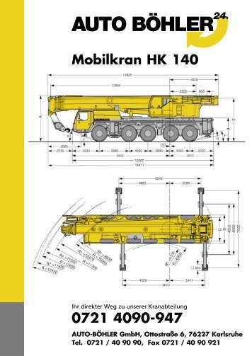Mobilkran HK 140 - Auto Böhler