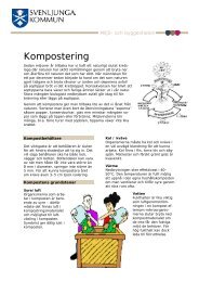 Kompostering, informationsblad - Svenljunga kommun