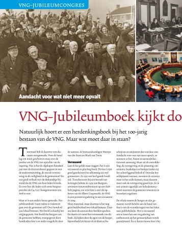 VNG-Jubileumboek kijkt door de ogen van - NSOB