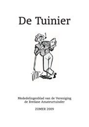 De Tuinier - Bredase Amateurtuinder