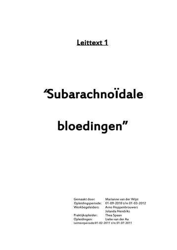 SAB Leittext - ICverpleegkundige.com