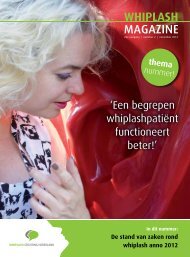 WHIPLASH MAGAZINE - Whiplash Stichting Nederland