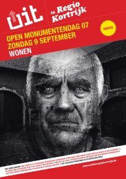 Open Monumentendag brochure 07 - UiT in regio Kortrijk