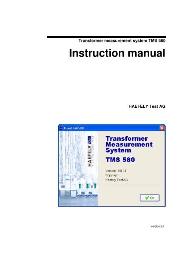 Measurement - Haefely Test AG