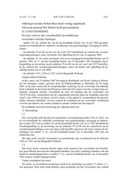 AC 11 2008 (PDF, 1.83 MB) - Federale Overheidsdienst Justitie ...