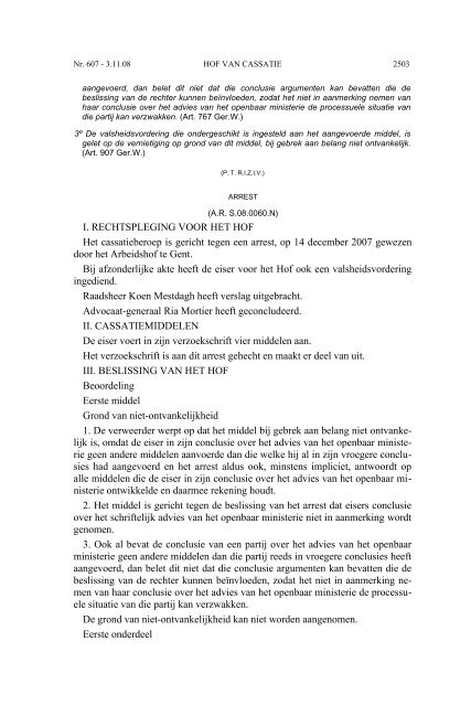 AC 11 2008 (PDF, 1.83 MB) - Federale Overheidsdienst Justitie ...