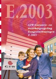 GIW-Garantie- en waarborgregeling Eengezinshuizen E.2003 - Stabu