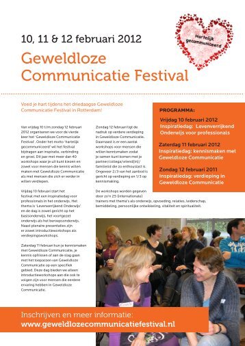 Geweldloze Communicatie Festival