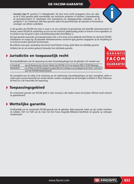 U moet zich beschermen - Facom-gereedschap.nl
