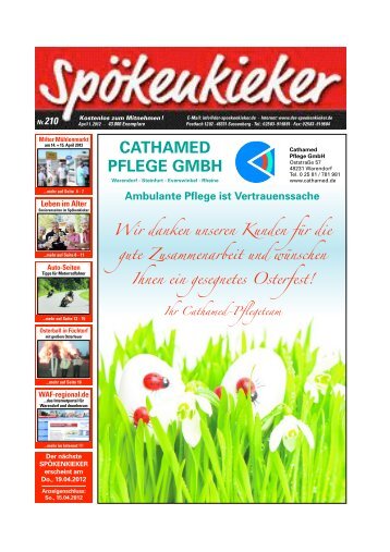 CATHAMED PFLEGE GMBH - Der Spökenkieker