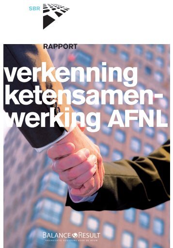 Verkenning ketensamenwerking AFNL - Aannemersfederatie ...