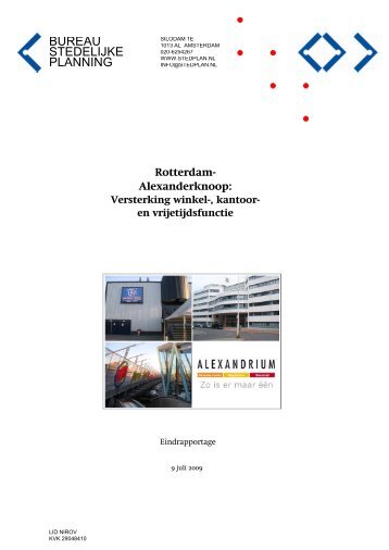 Eindrapportage Rotterdam-Alexanderknoop - Prins Alexander