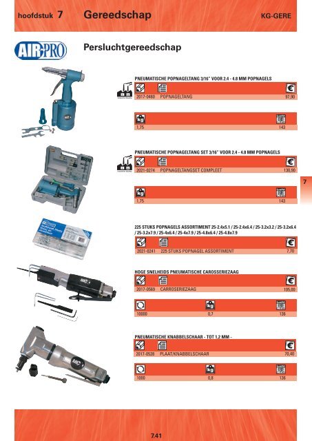 Persluchtgereedschap - aim fluid control