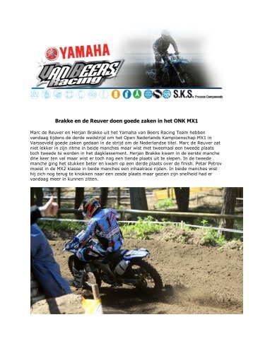 Brakke en de Reuver doen goede zaken in het ONK MX1